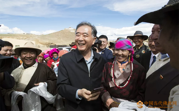 汪洋西藏调研：以宗教健康发展助力地区脱贫致富